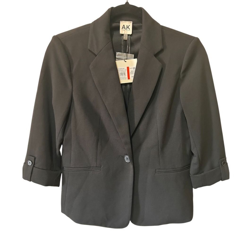 Anne Klein Petite One Button Blazer PXS